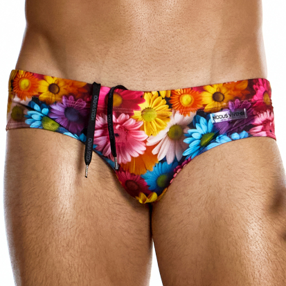 Modus Vivendi Daisies Classic Swim Briefs - Multicolored