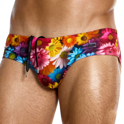 Modus Vivendi Daisies Classic Swim Briefs - Multicolored