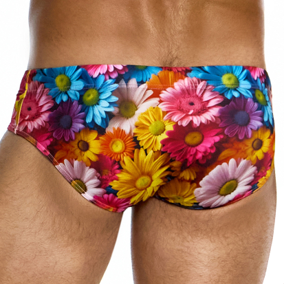 Modus Vivendi Daisies Classic Swim Briefs - Multicolored
