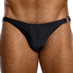 Slip de Bain Low Cut Prince Albert Noir Modus Vivendi