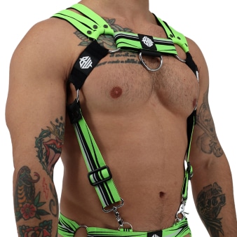 Harnais Body Circuit Breaker Vert Fluo Breedwell