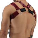 Harnais Body Mister Luxe Bordeaux Breedwell