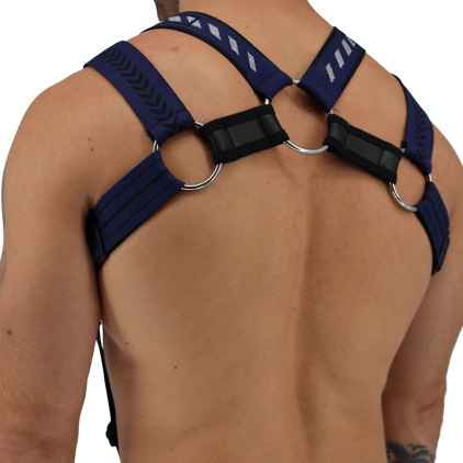 Breedwell Mister Luxe Body Harness - Navy