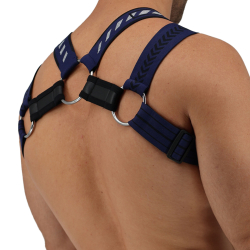 Harnais Body Mister Luxe Bleu Marine Breedwell