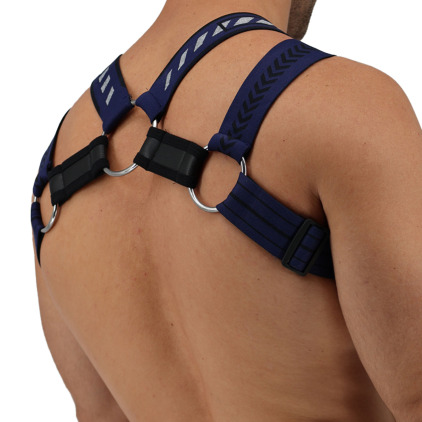 Harnais Body Mister Luxe Bleu Marine Breedwell