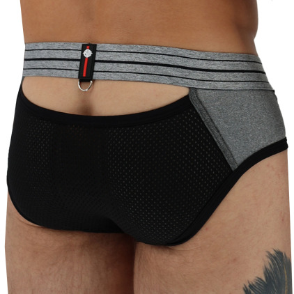 Slip Mister Luxe Gris Chiné Breedwell
