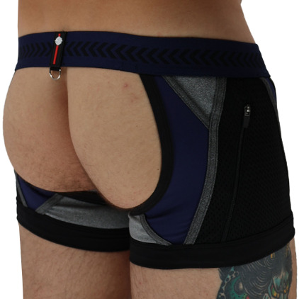 Boxer Jock Chock Mister Luxe Bleu Marine Breedwell