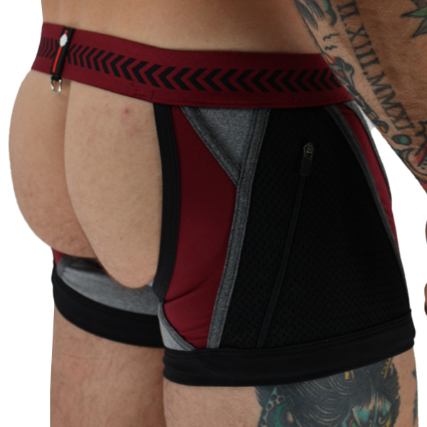 Boxer Jock Chock Mister Luxe Bordeaux Breedwell