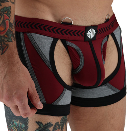 Boxer Jock Chock Mister Luxe Bordeaux Breedwell