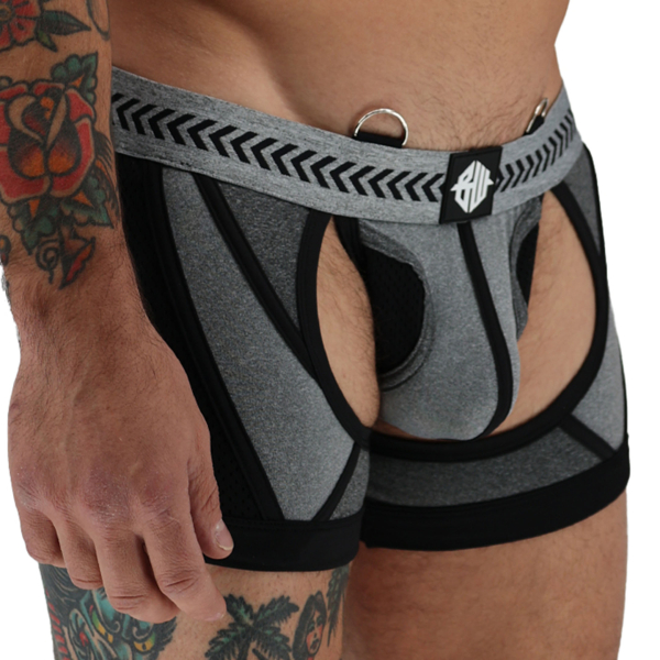 Boxer Jock Chock Mister Luxe Gris Chiné Breedwell