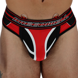 String Gymnetixxx Rouge - Noir Breedwell