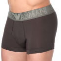 Boxer Megalogo Coton Marron Emporio Armani