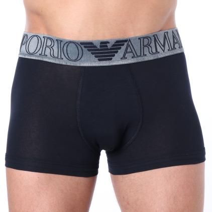 Boxer Megalogo Coton Bleu Marine Emporio Armani