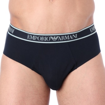 Slip Core Logoband Coton Marine - Bleu Ciel Emporio Armani
