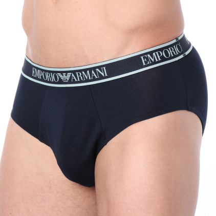 Slip Core Logoband Coton Marine - Bleu Ciel Emporio Armani