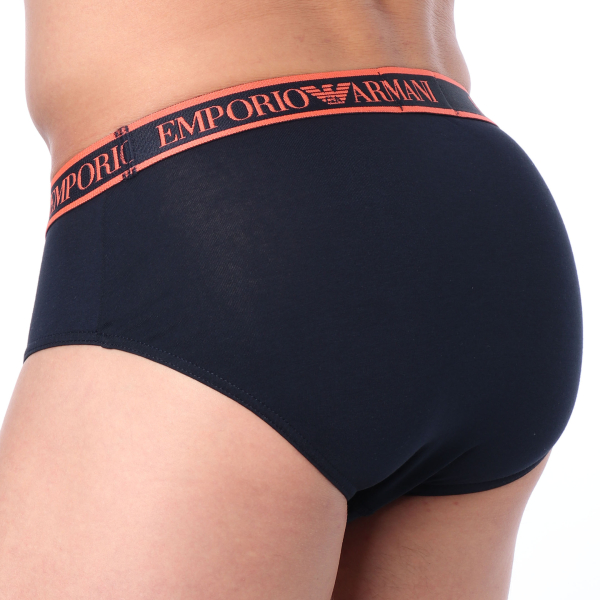 Slip Core Logoband Coton Marine - Orange Emporio Armani