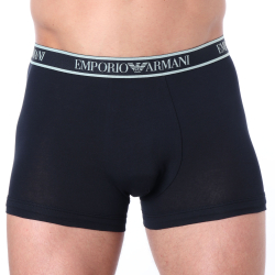 Boxer Core Logoband Coton Marine - Bleu Ciel Emporio Armani