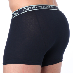 Boxer Core Logoband Coton Marine - Bleu Ciel Emporio Armani