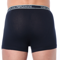Boxer Core Logoband Coton Marine - Bleu Ciel Emporio Armani