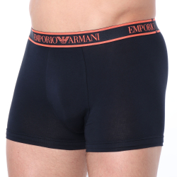 Boxer Core Logoband Coton Marine - Orange Emporio Armani