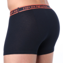 Boxer Core Logoband Coton Marine - Orange Emporio Armani