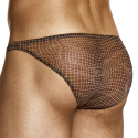 Slip Low Cut Abstract Résille Marron Modus Vivendi