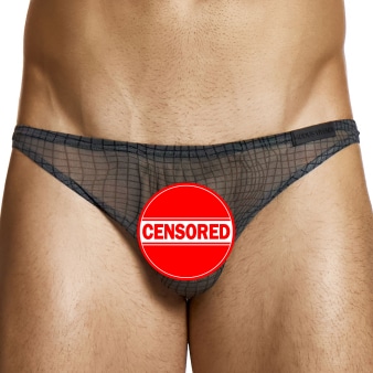 Slip Low Cut Abstract Résille Gris Anthracite Modus Vivendi