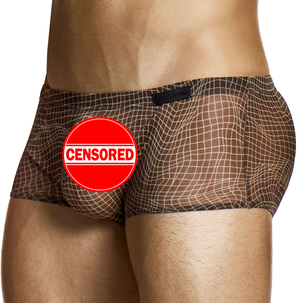 Boxer Abstract Résille Marron Modus Vivendi