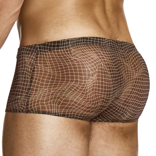 Boxer Abstract Résille Marron Modus Vivendi
