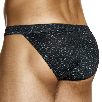 Modus Vivendi Air Bubble Tanga Briefs - Black