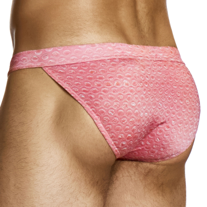 Modus Vivendi Air Bubble Tanga Briefs - Dusty Pink