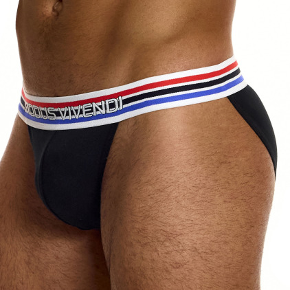 Slip Tanga Heritage Noir Modus Vivendi