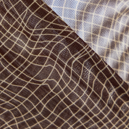 Modus Vivendi Abstract Net Super Low Rise Briefs - Brown