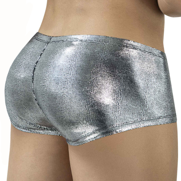 Clever Sparkles Latin Trunks - Silver