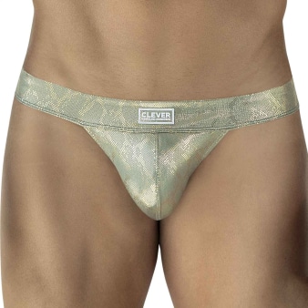 Slip Tanga Diamond Doré Clever