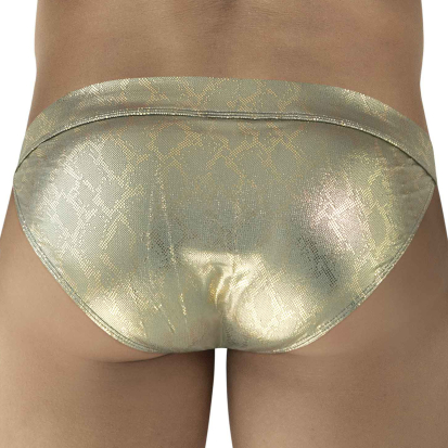 Clever Diamond Tanga Briefs - Gold
