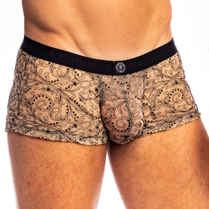 L'Homme invisible Borgia Hipster Push-Up Trunks - Nude