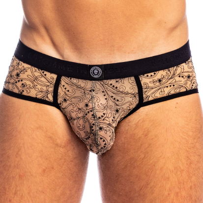 L'Homme invisible Borgia Push-Up Briefs - Nude