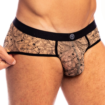 L'Homme invisible Borgia Push-Up Briefs - Nude