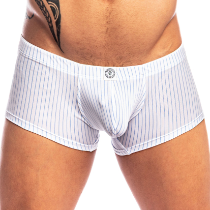 L'Homme invisible Oxford Push-Up Trunks - White