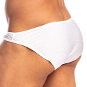 L'Homme invisible Plissé Micro Briefs - White