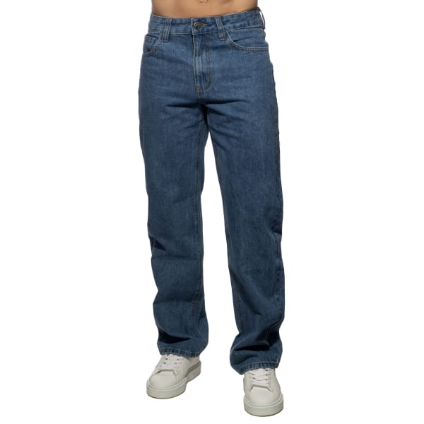 Pantalon Jeans Baggy Bleu Marine Addicted