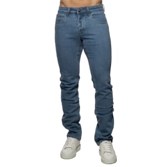Pantalon Jeans Straight Bleu Indigo Addicted