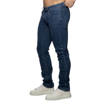 Pantalon Jeans Straight Bleu Marine Addicted