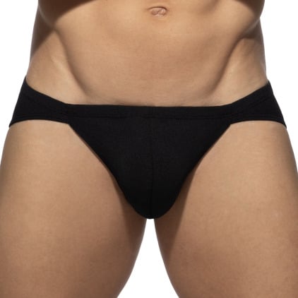Slip Bikini Soft Pique Noir Addicted