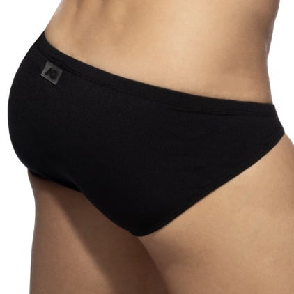 Slip Bikini Soft Pique Noir Addicted