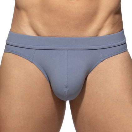 Slip Bikini Worn Out Denim Bleu Addicted