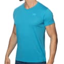 T-Shirt V-Neck Basic Turquoise Addicted