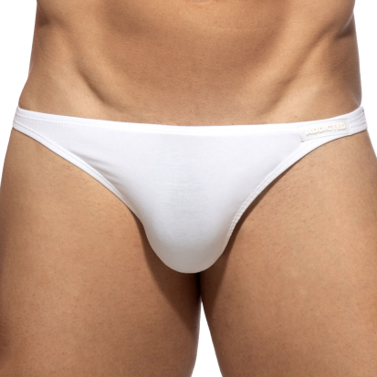 Addicted Cotton Thong - White