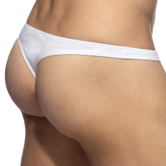 Addicted Cotton Thong - White
